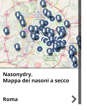 NasonyDry. Mappa dei nasoni a secco